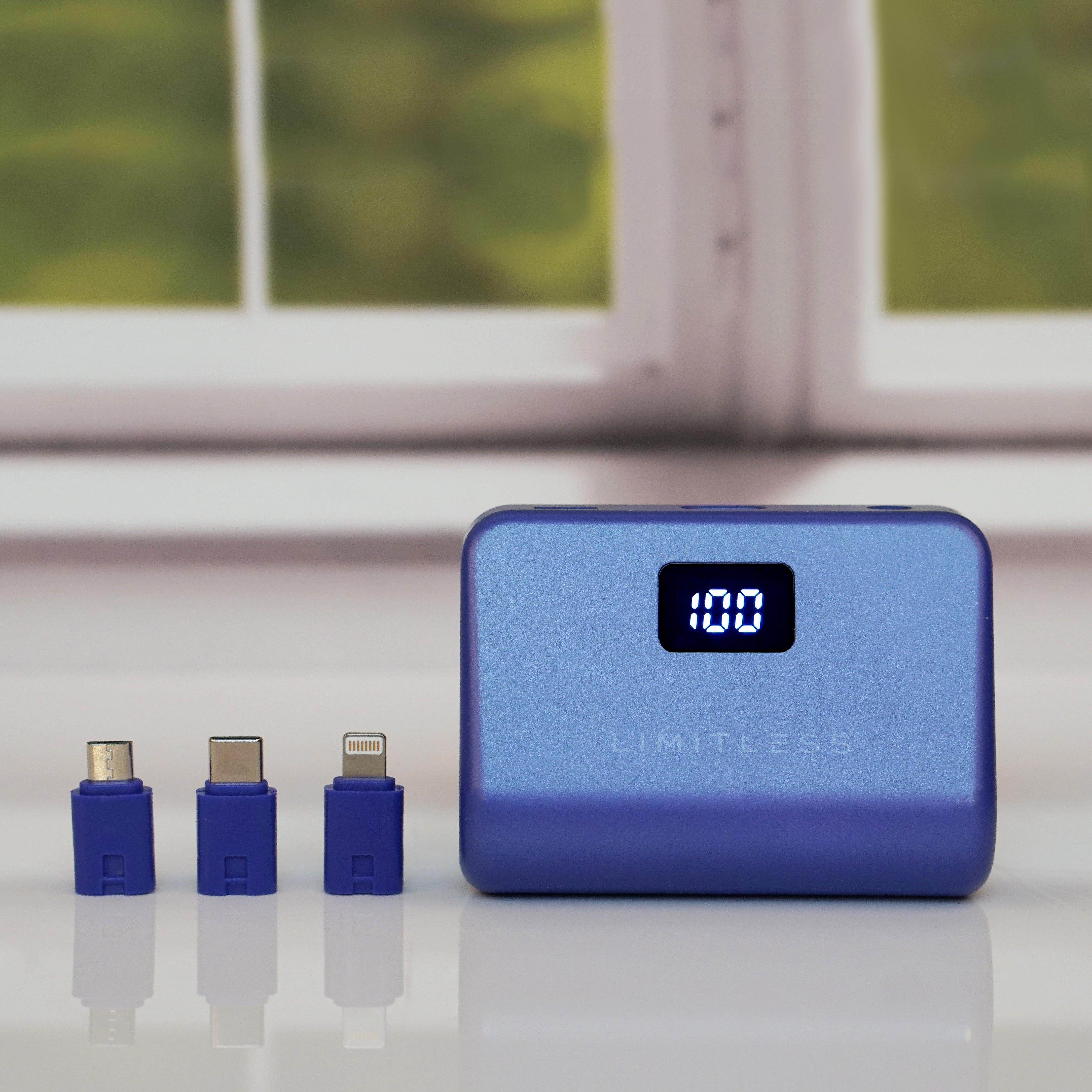 TotalBoost Mini 4,000mAh Universal Power Bank with Interchangeable Ada