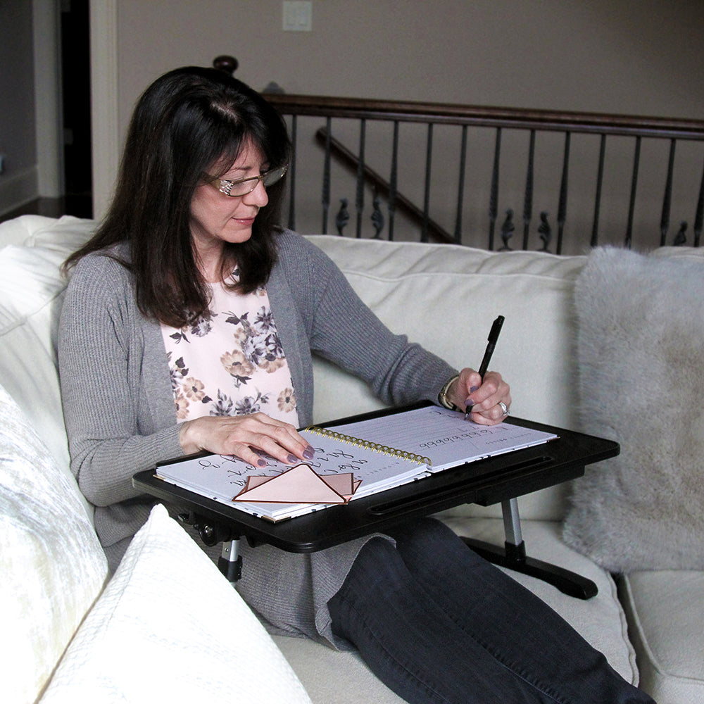 TotalDesk Portable Workstation and Lap Desk with Adjustable Height & T